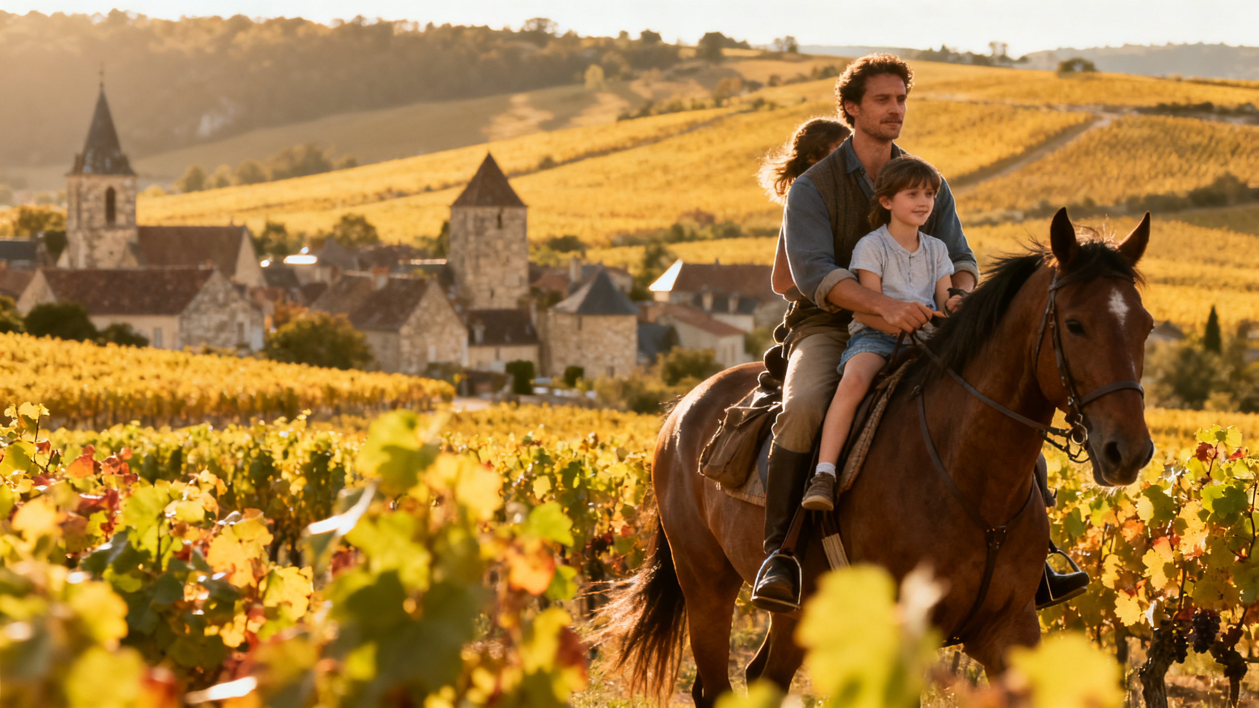 Équitation en famille en Bourgogne : activités pour parents et enfants